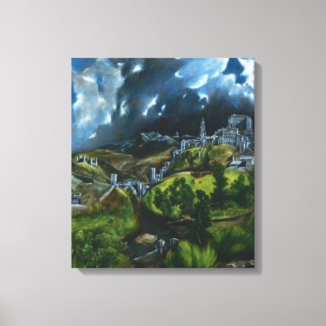 El Greco View of Toledo Canvas Wrap Print (Front)