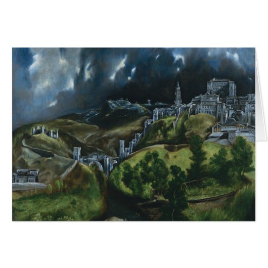 El Greco View of Toledo Cards (Front Horizontal)