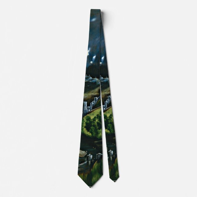 El Greco - View of Toledo Neck Tie (Front)
