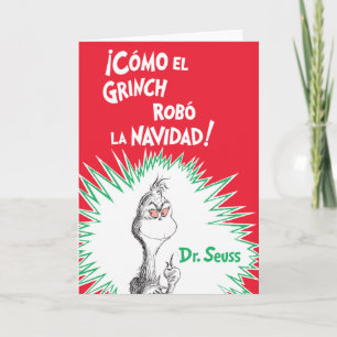 El Grinch Robó La Navidad Card
