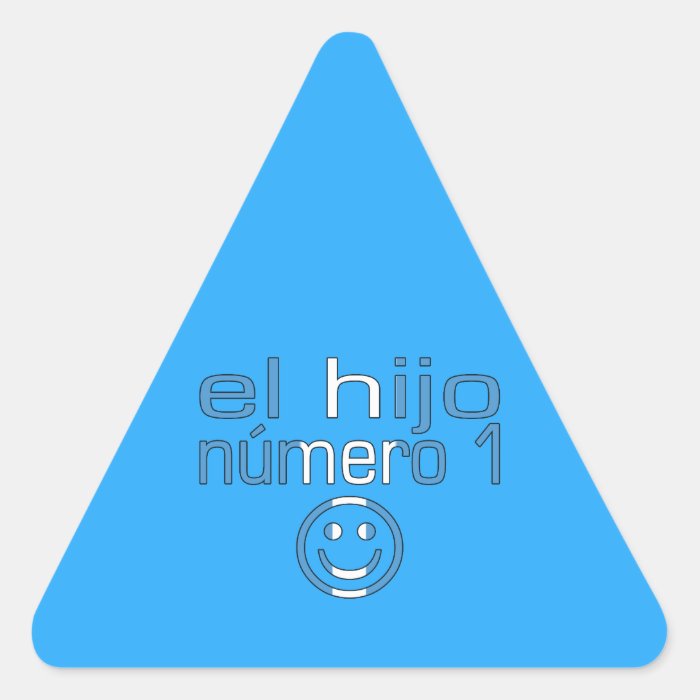 El Hijo Número 1   Number 1 Son in Guatemalan Triangle Stickers