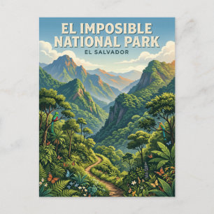 El Imposible National Park El Salvador Postcard