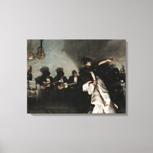 El Jaleo, 1882 by John Singer Sargent Canvas Print