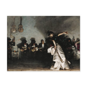 El Jaleo by John Singer Sargent Invitation Postcard