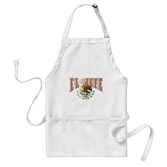El Jefe Adult Apron (Front)