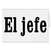 El jefe "The Boss" (Front Horizontal)