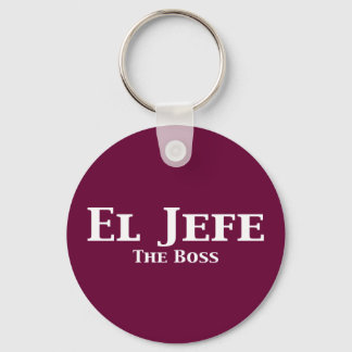 El Jefe The Boss Gifts Keychain