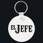 El Jefe Translation The Boss Keychain<br><div class="desc">El Jefe translation: "The Boss" in spanish. A funny a clever way to show your in charge and a leader of the crew. Are you a team leader, manager, or just a boss in life period who takes care of business? Who cares.. just as long as everyone knows your "El...</div>