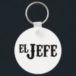 El Jefe Translation The Boss Keychain<br><div class="desc">El Jefe translation: "The Boss" in spanish. A funny a clever way to show your in charge and a leader of the crew. Are you a team leader, manager, or just a boss in life period who takes care of business? Who cares.. just as long as everyone knows your "El...</div>