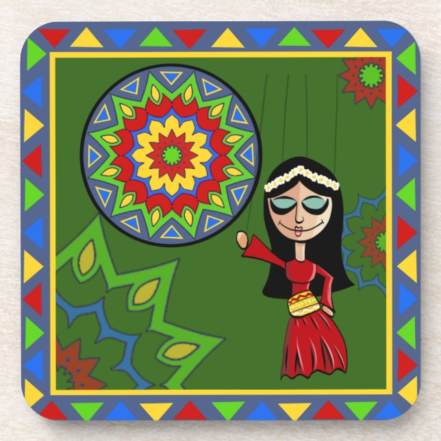 El Leila Elkebira Beverage Coaster (Front)