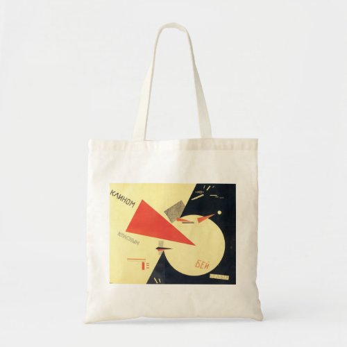 El Lissitzky_ Beat the Whites with the Red Wedge Tote Bag