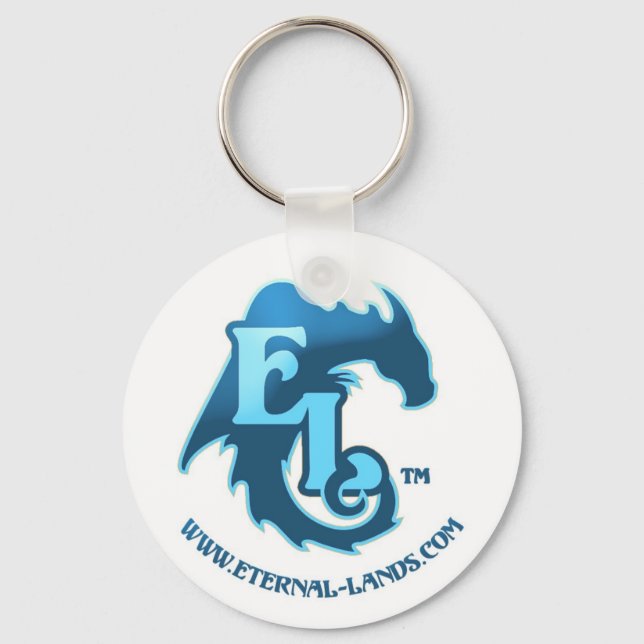 EL logo -Blue- Keychain (Front)