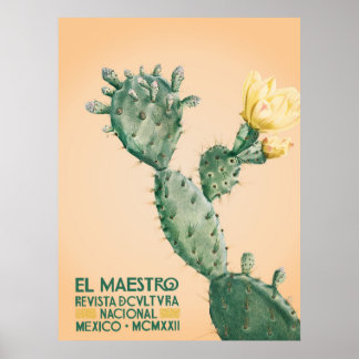 El Maestro Cactus Print | Mexican Botanical Art