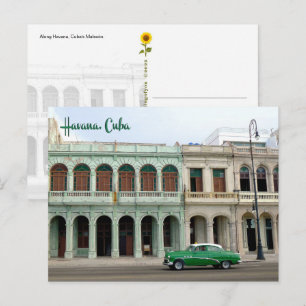 El Malecón, Havana, Cuba. - postcard