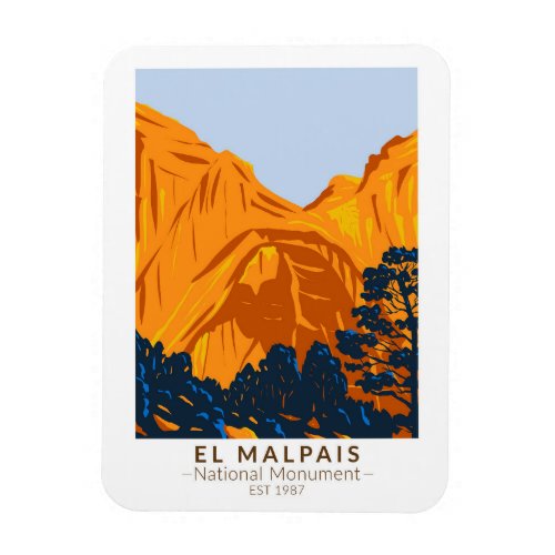  El Malpais National Monument New Mexico Vintage Magnet
