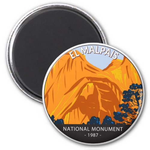  El Malpais National Monument New Mexico Vintage  Magnet