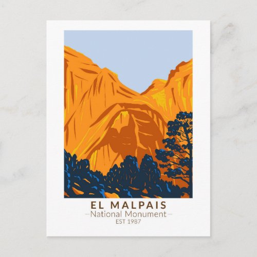  El Malpais National Monument New Mexico Vintage Postcard