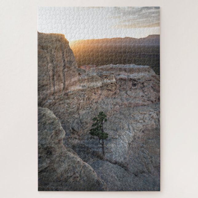 El Malpais Sandstone Bluffs Landscape Photo Jigsaw Puzzle (Vertical)