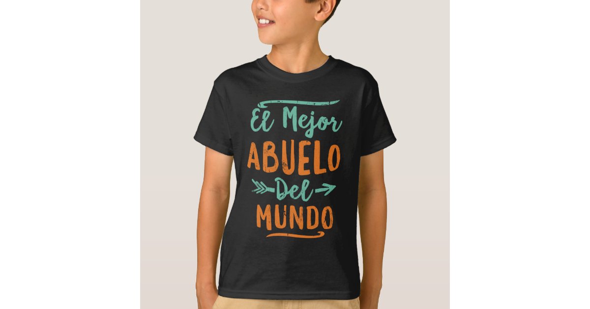 Download El Mejor Abuelo Del Mundo Grandpa Fathers Day T-Shirt ...