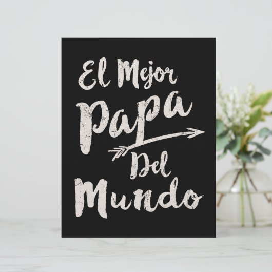 El Mejor Papa Del Mundo Dad Fathers Day (Standing Front)