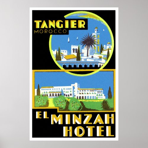 El Minzah Hotel Tangiers Poster