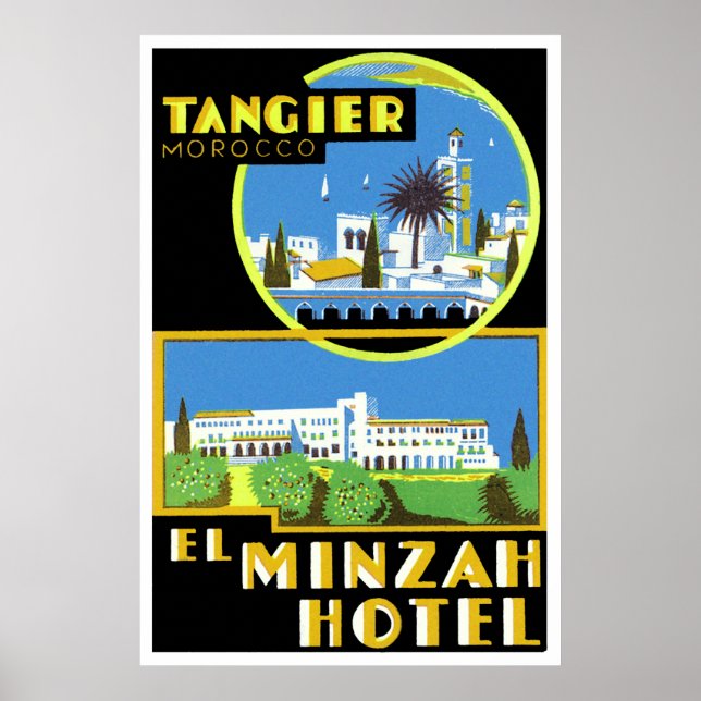 El Minzah Hotel, Tangiers Poster (Front)