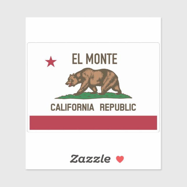 El Monte California Sticker (Sheet)