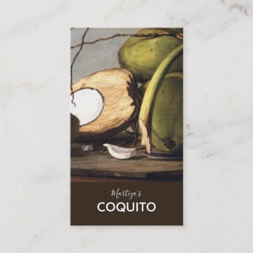 El Morro Coquito Business Card