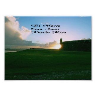 El Morro Fort, San Juan Puerto Rico Photo Print