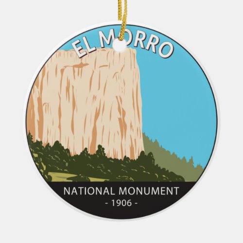 El Morro National Monument Inscription Rock Ceramic Ornament