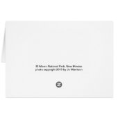 El Morro National Park, New Mexico Cards (Back Horizontal)