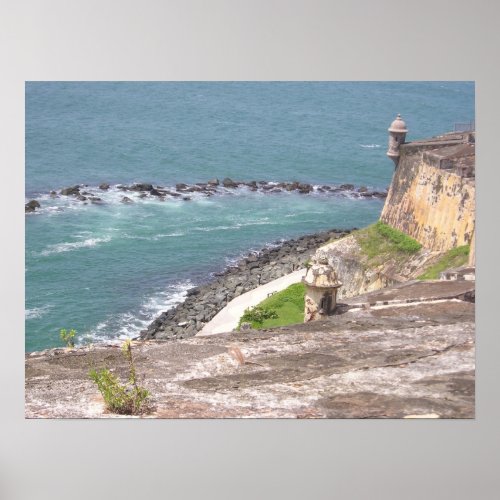 El Morro Puerto Rico Poster