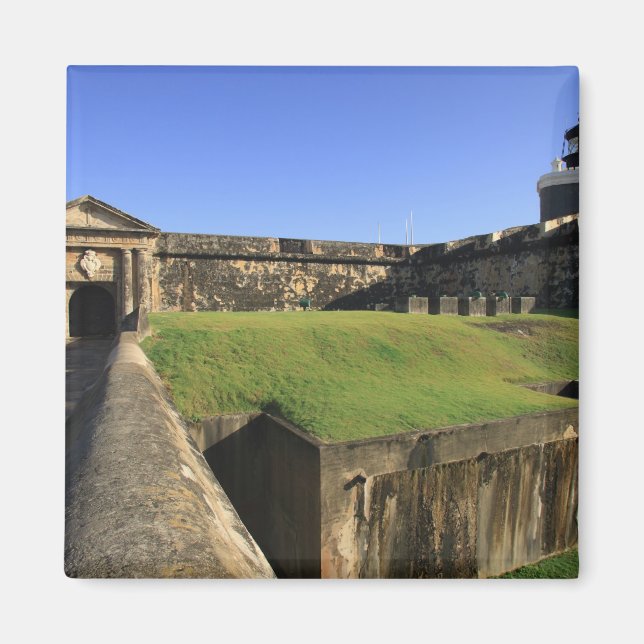 El Morro, San Felipe Castle, Drawbridge, front Magnet (Front)