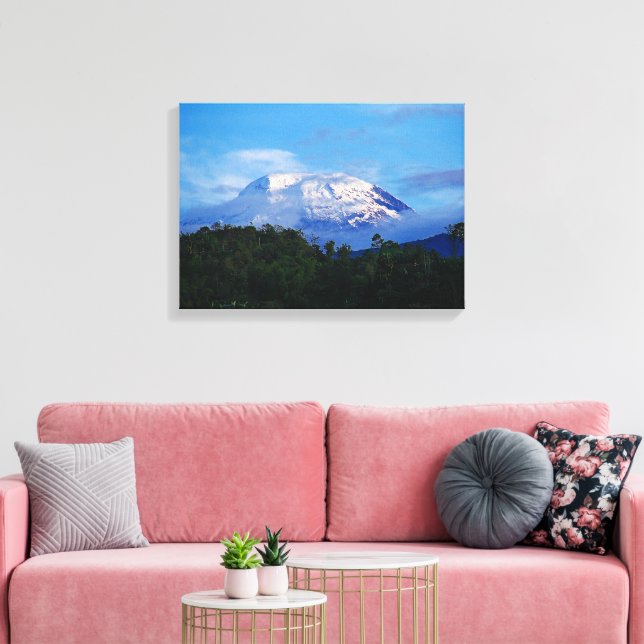 El Nevado del Toima Canvas Print (Insitu(LivingRoom))