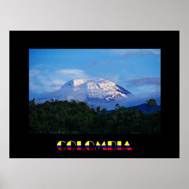 El Nevado del Tolima Colombia Poster (Front)