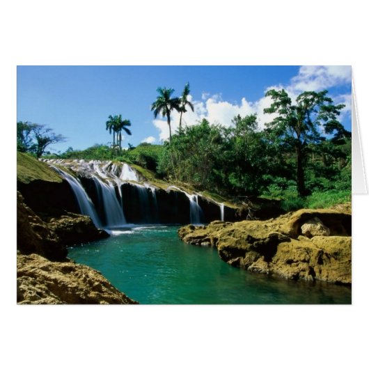 El Nicho Falls, Cuba Cards (Front Horizontal)