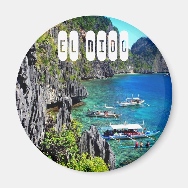 El Nido in Palawan Philippines Magnet (Front)