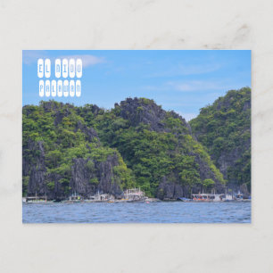 El Nido in Palawan Philippines Postcard