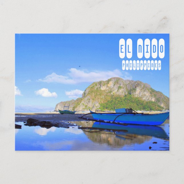 El Nido in Palawan Philippines Postcard (Front)