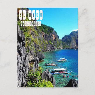 El Nido in Palawan Philippines Postcard