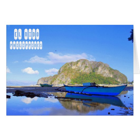 El Nido of Palawan Island Philippines Cards (Front Horizontal)