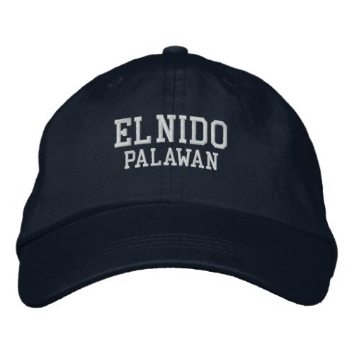 El Nido Palawan Embroidered Hat