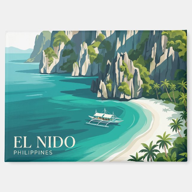 El Nido Philippines Magnet (Front)
