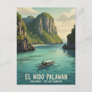 El Nido Philippines Travel Postcard
