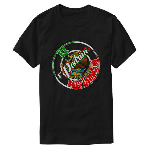 El Padrino Mas Chingon Mexican Mexico Print pride  T-Shirt