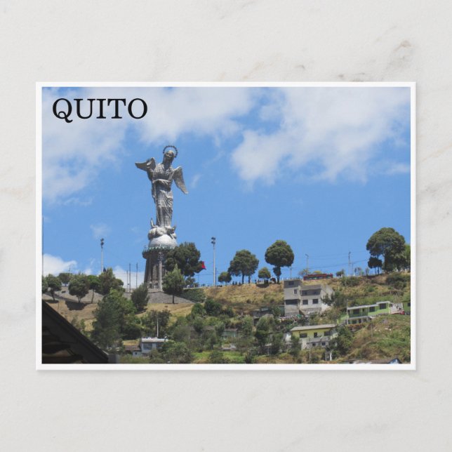 el panecillo quito postcard (Front)