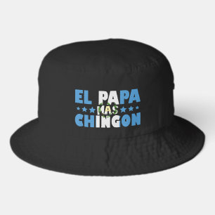 El Papa Mas Chingon Guatemala Flag Father's Day Bucket Hat