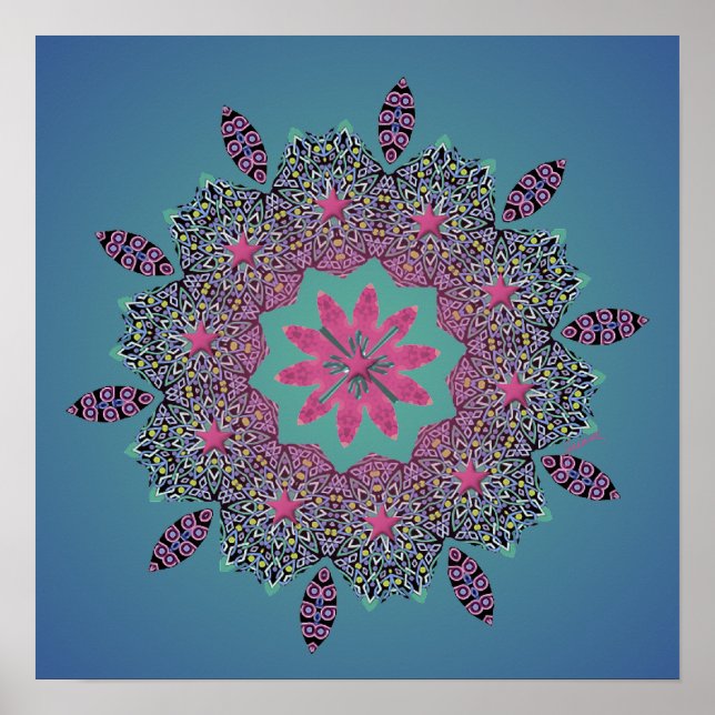 El Paseo Dusk Print (Front)