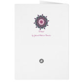 El Paseo Pink Dawn Blank Card (Back)