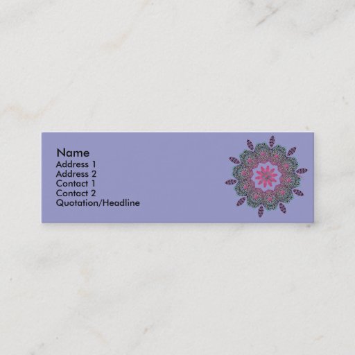 Customizable El Paseo Profile Cards Business Card Templates